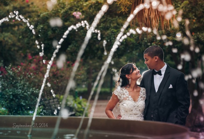 Marion Square Bride and Groom