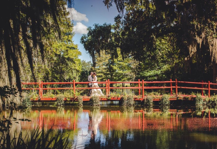 Magnolia Plantation, Red Bridge, Charleston Wedding