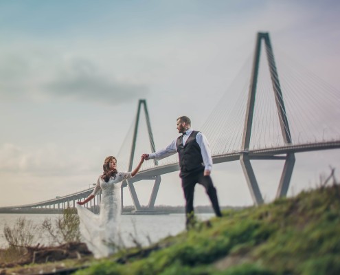 Charleston Wedding Cooper Bridge