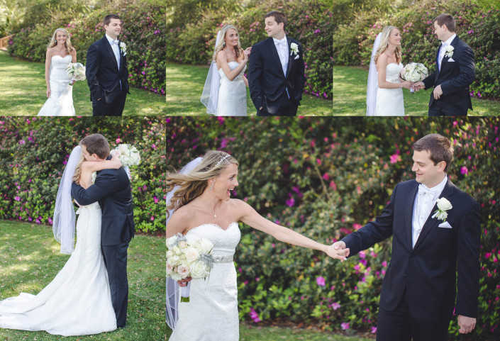 First Look Bride and Groom