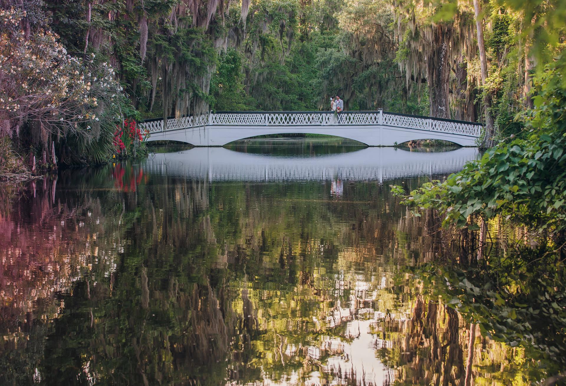 Charleston Wedding at Magnolia Plantation Veranda