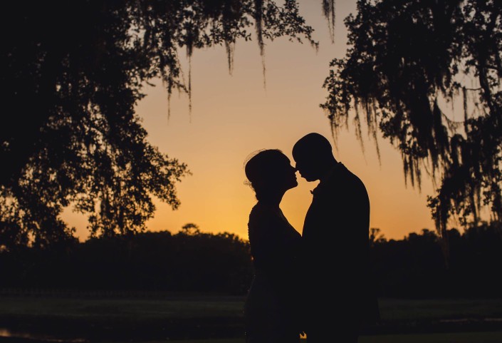 charleston wedding sunset