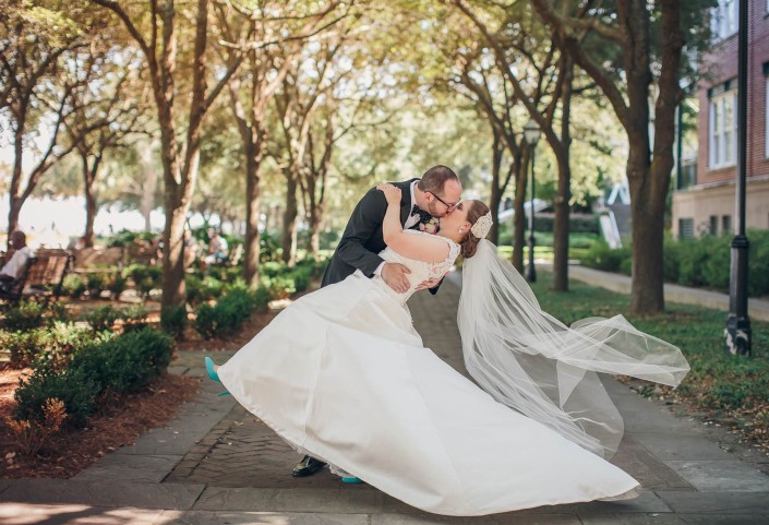 Waterfront Bride and Groom