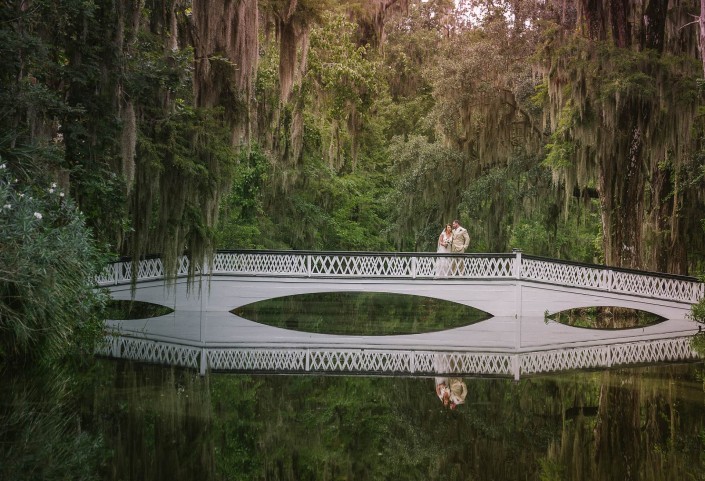 The White Bridge of Magnolia Plantation