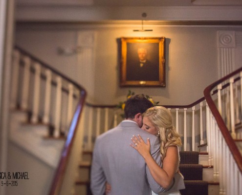 Hibernian Hall Foyer Wedding Portrait