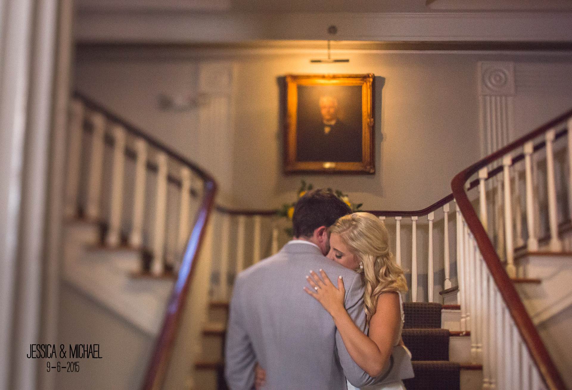 Hibernian Hall Foyer Wedding Portrait