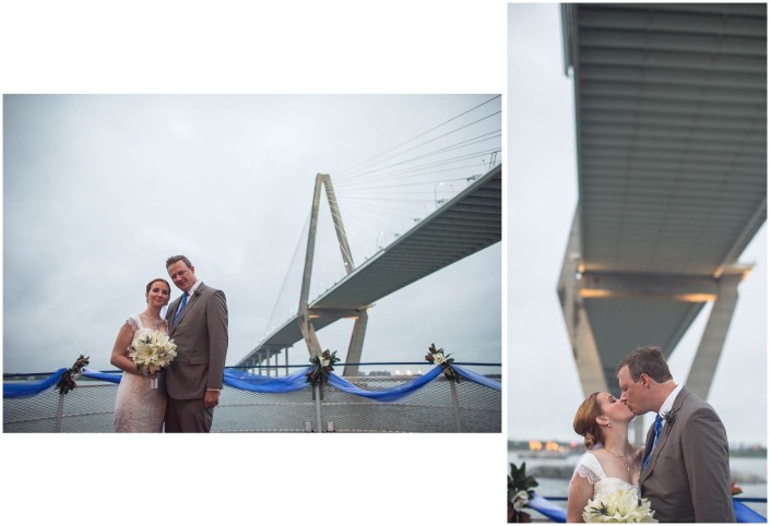 Charleston Bridge Bride and Groom