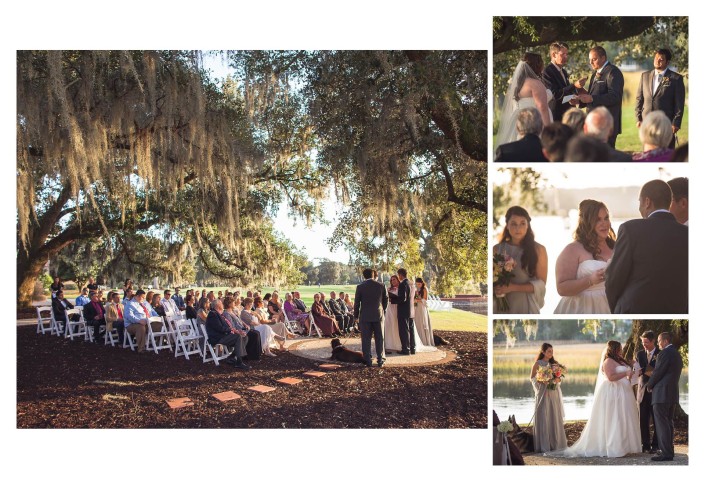 Wedding under the oaks