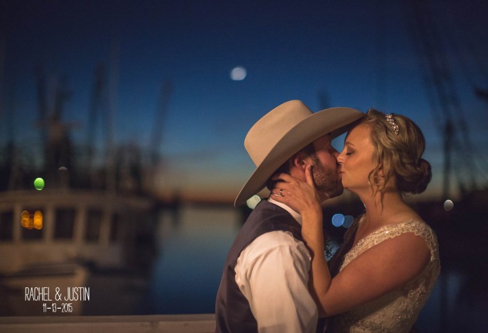 Shem Creek Bride and Groom