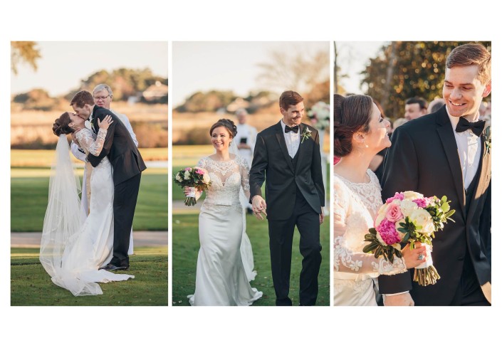 Pawleys Plantation Wedding Kiss