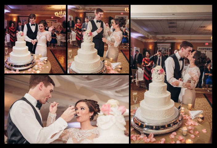 Pawleys Plantation Wedding Cake Collage