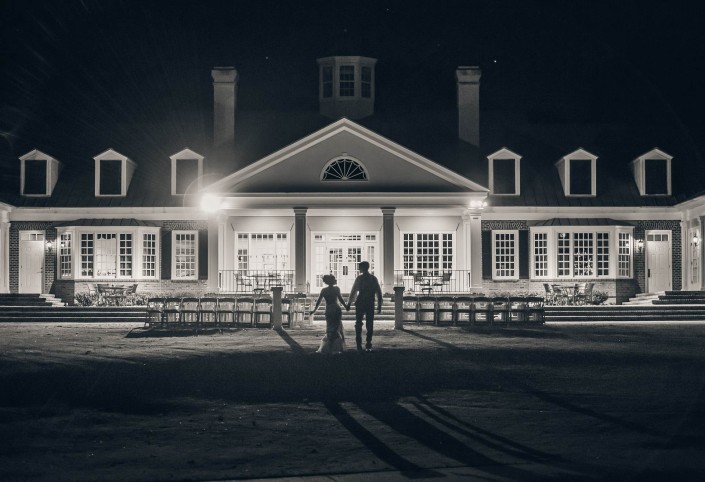 Pawleys Plantation Wedding B&W