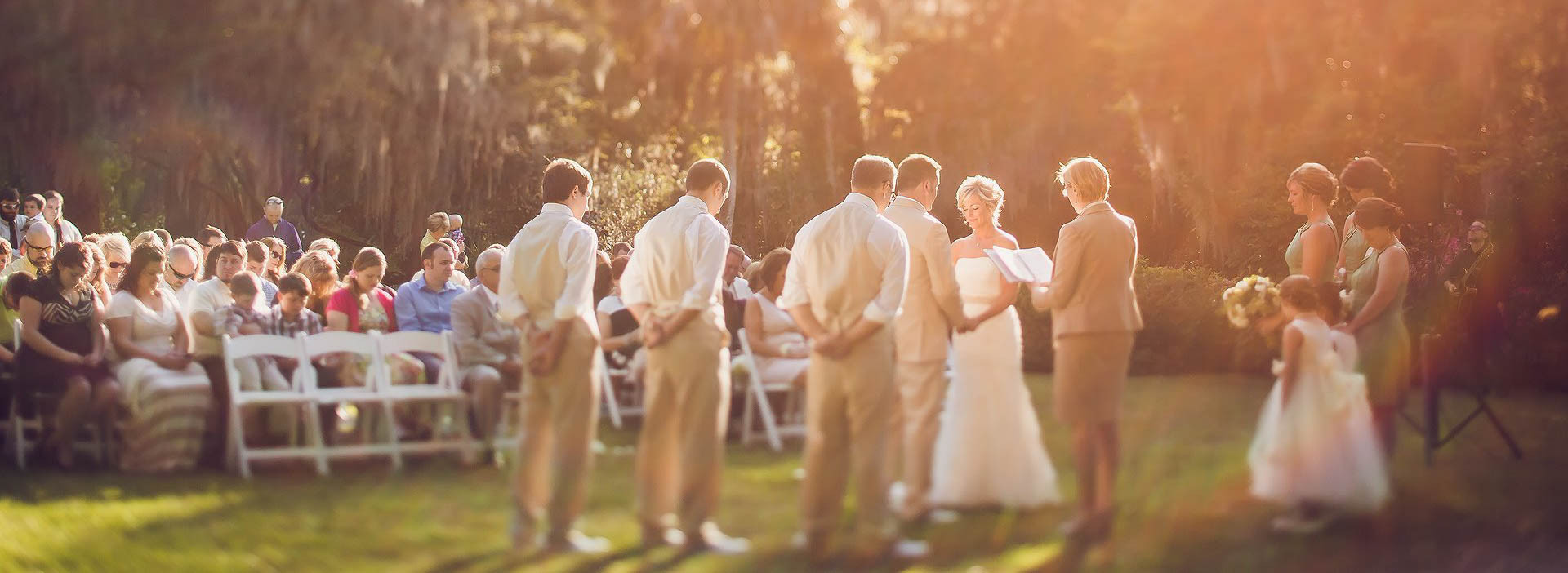 Ceremony at Magnolia Plantation and Gardens