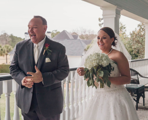 Bride and Dad