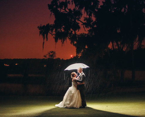 Dunes West Wedding Rainy Day