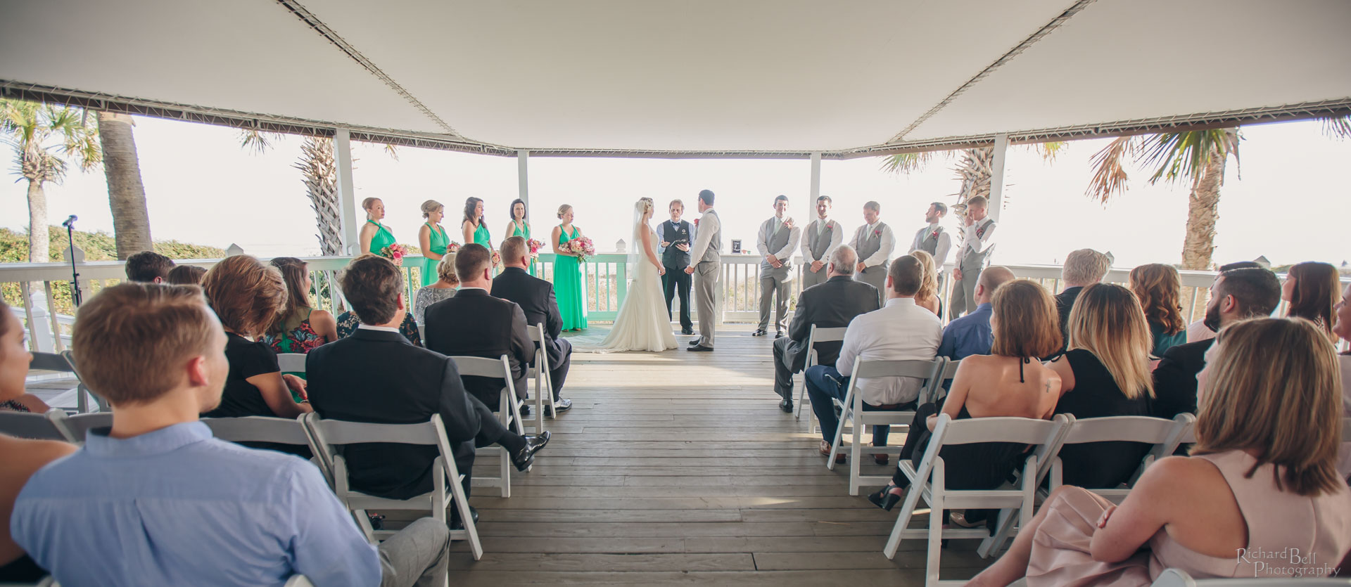 Wild Dunes Ceremony of Katie and Andrew