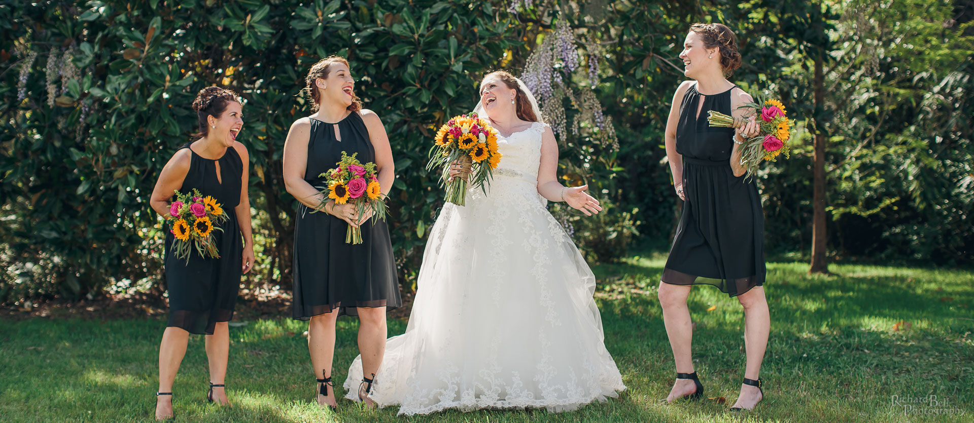 Bride and Bridesmaids