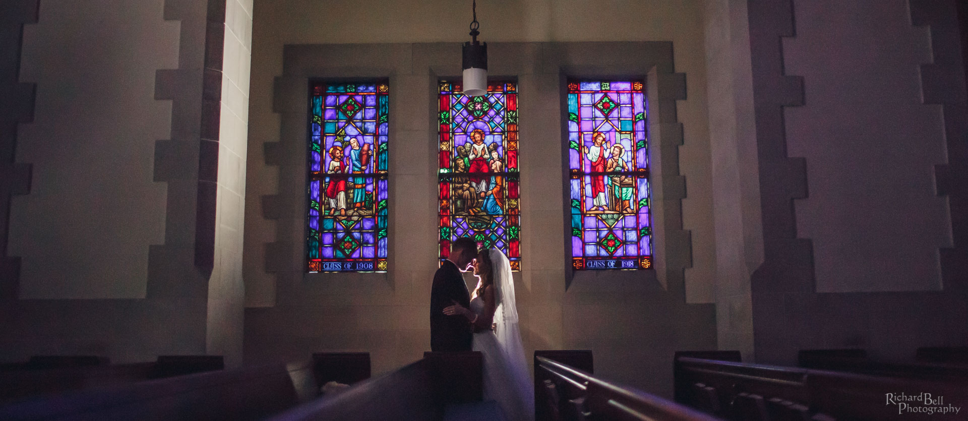 Bride and Groom by Summerall Stained Glass