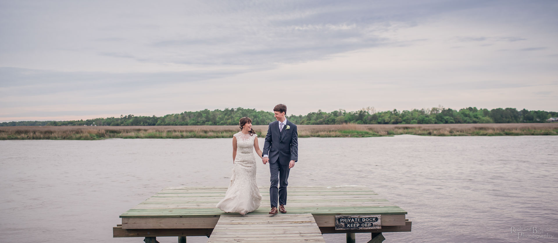 Dock with Bride and Groom