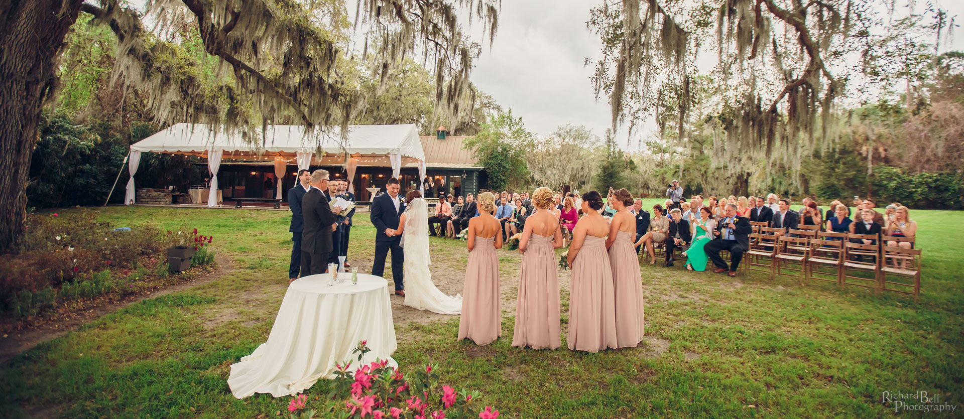 Ferraro ceremony at Magnolia Plantation