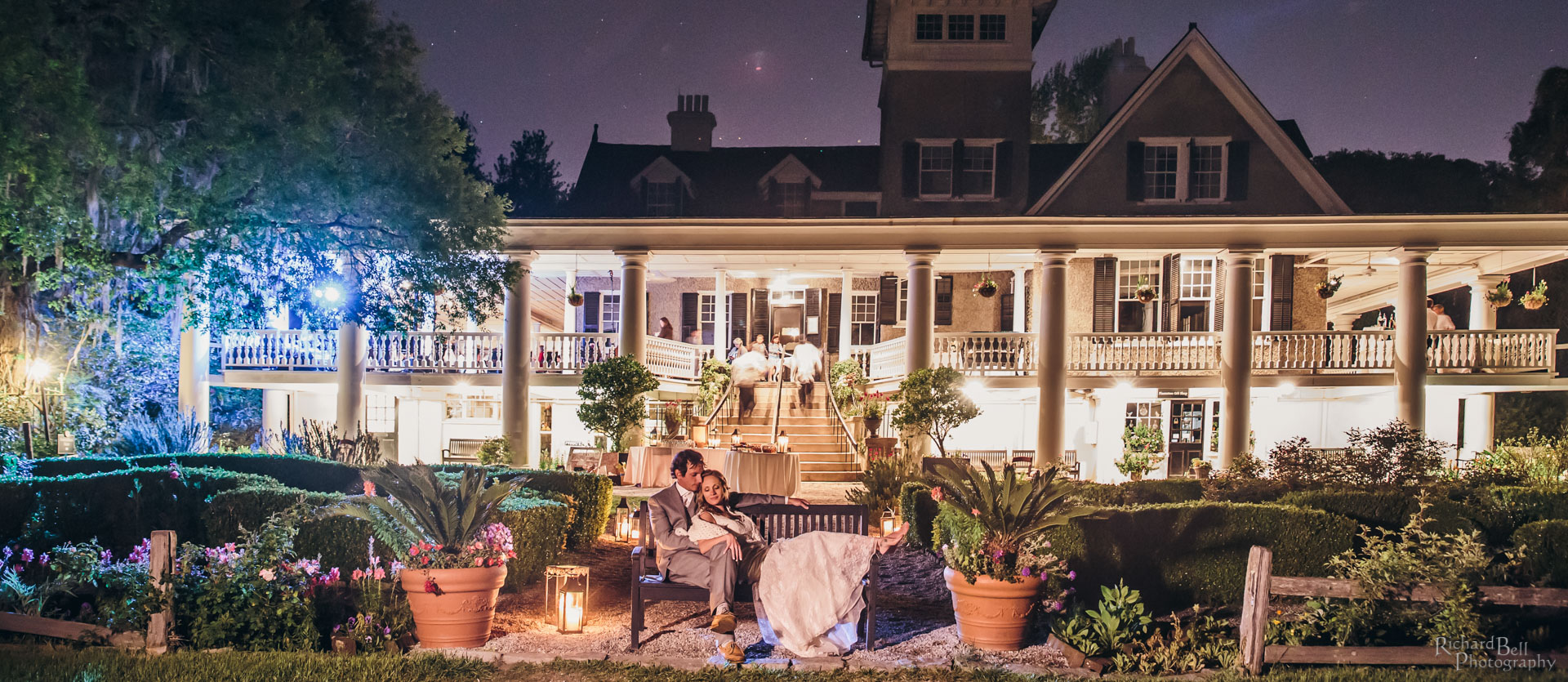 Veranda at night