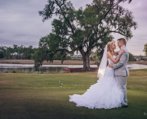 Bride and Groom at Dunes West