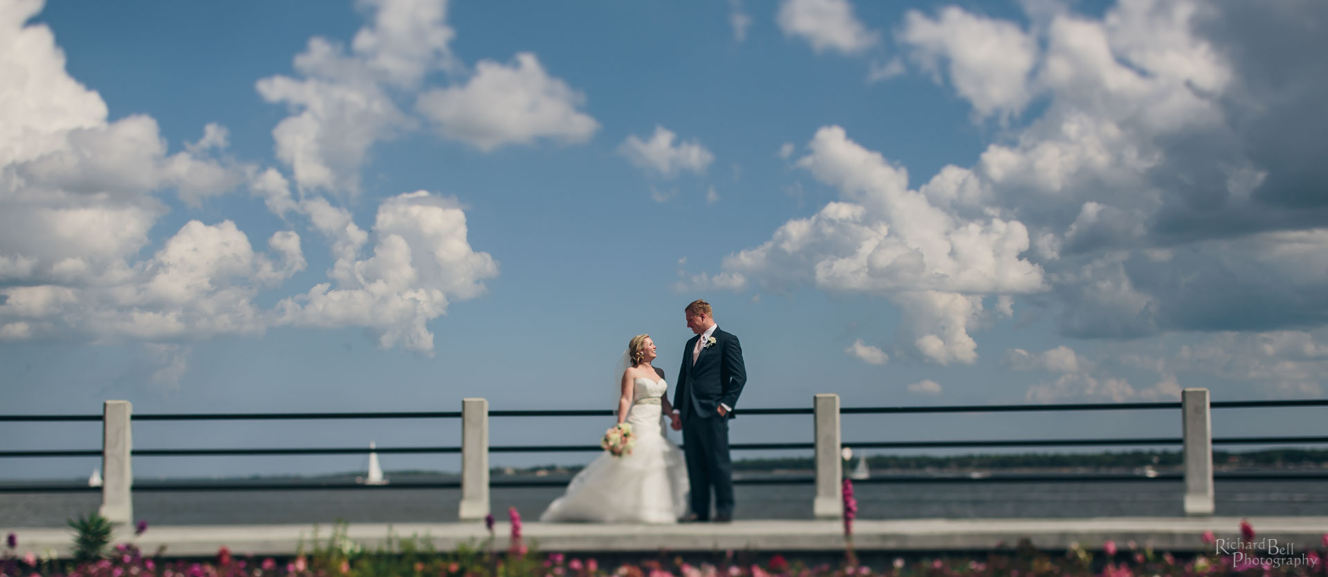 Bride and Groom at Battery