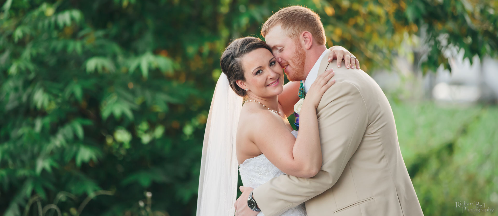 Bried and Groom Outside