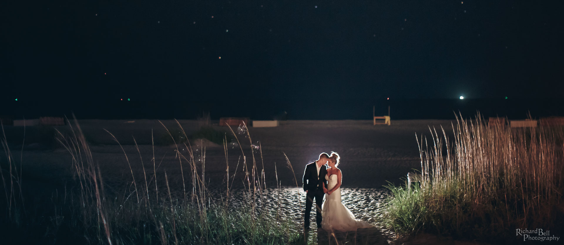 Night on the beach