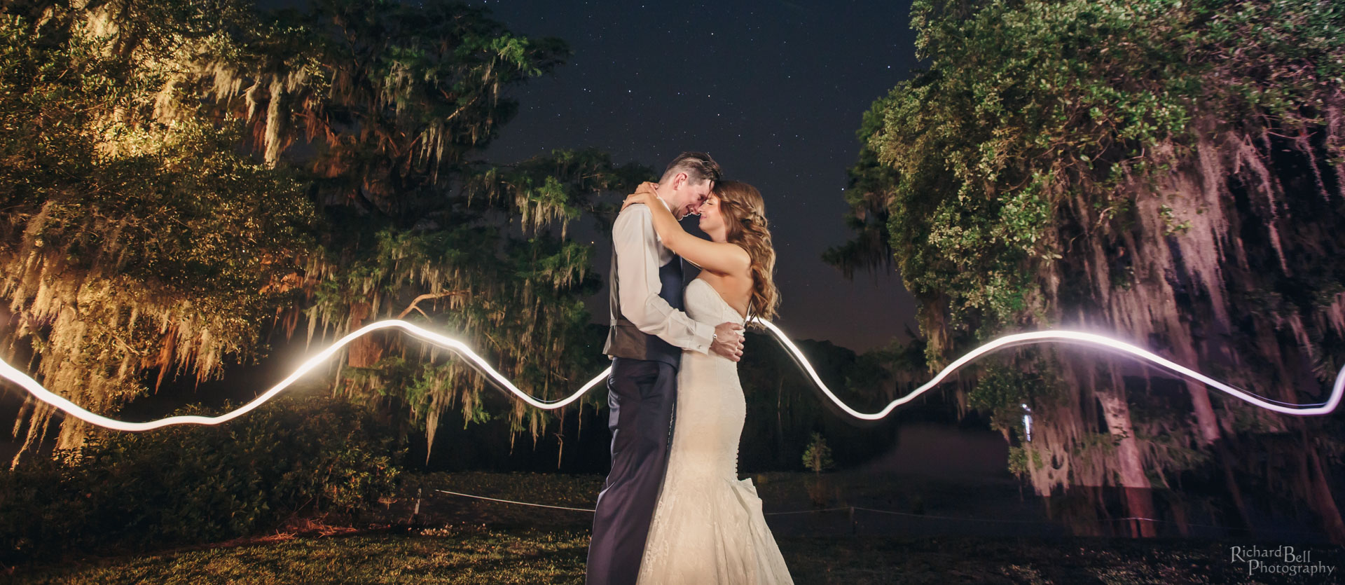 Night with Spanish Moss