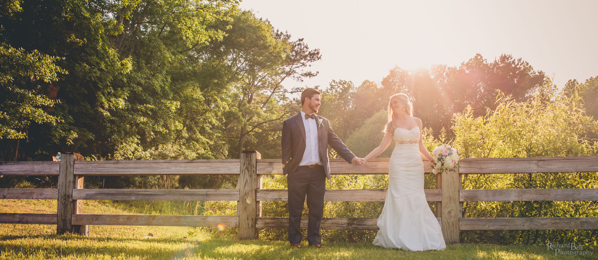 Sunny Bride and Groom