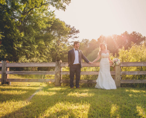 Bride and Groom at Pepper Plantation