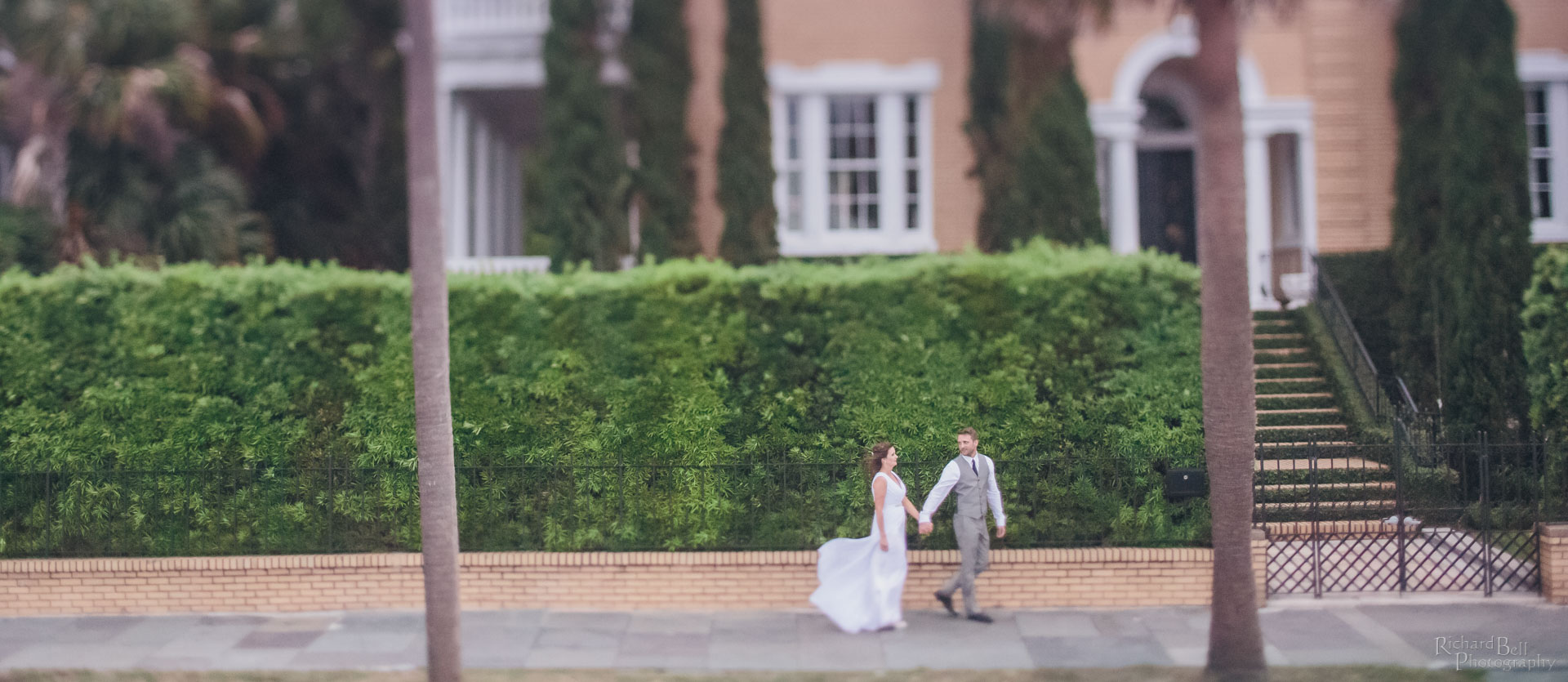 Bride and Groom Downtown