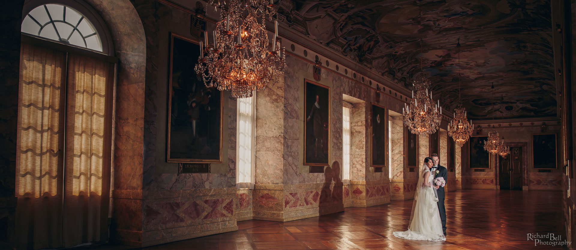 Bride and Groom at Ludwigsburg Palace