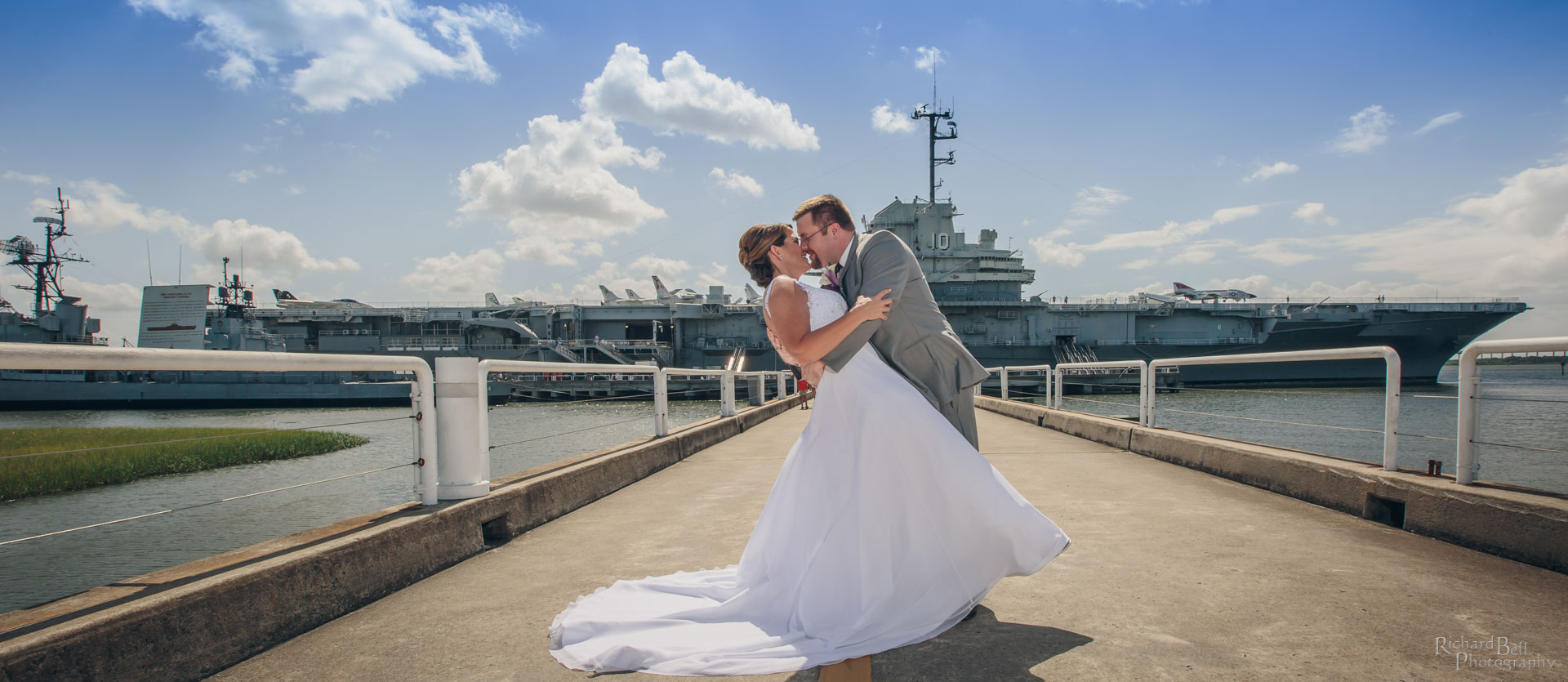 Bride and Groom at Yorktown