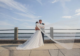 Bride and Groom at the Battery