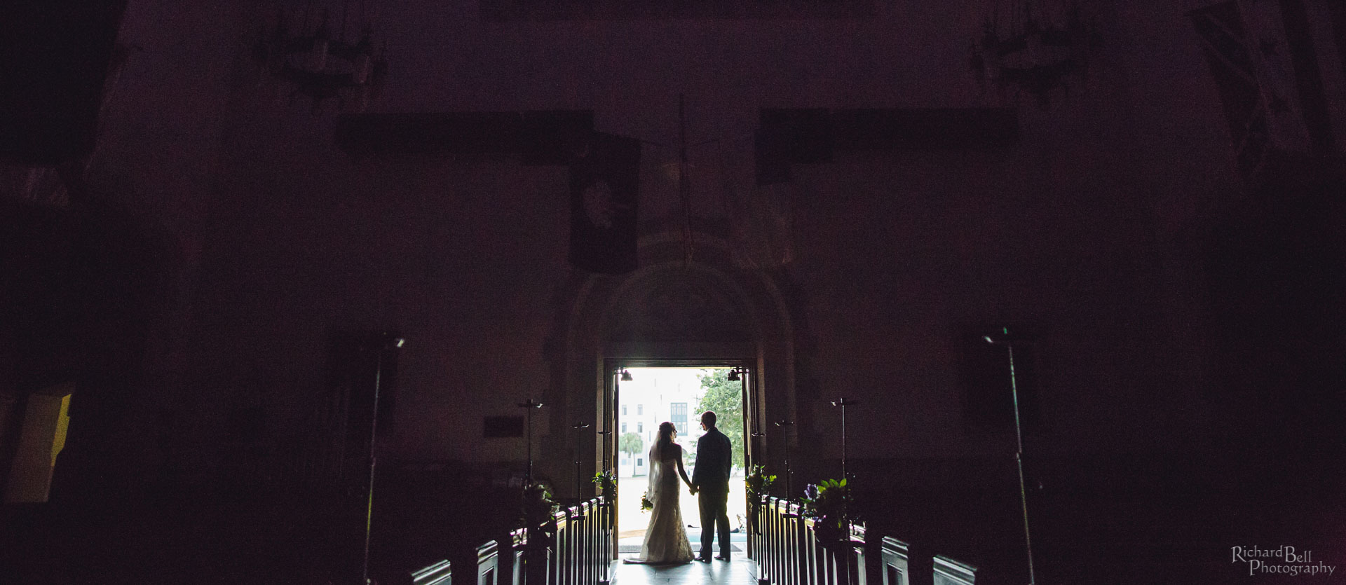 Liz and Sean at the Church