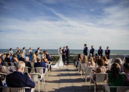 Sweetgrass In at Wild Dunes Ceremony on the Rooftop Terrace wedding venue
