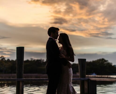 Wedding at Boone Hall Plantation Cotton Dock