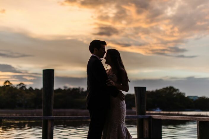 Wedding at Boone Hall Plantation Cotton Dock